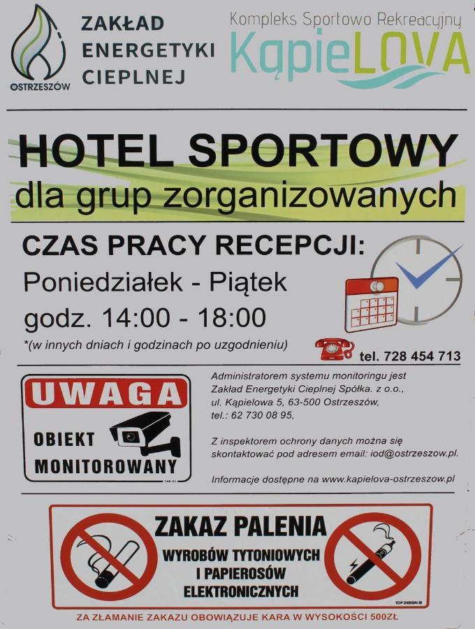 Hotel Sportowy Ostrzeszów Eksteriør bilde